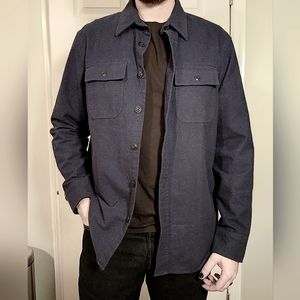 LL Bean Signature Chamois Flannel Navy